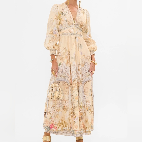 Camilla Dresses & Skirts - Final Sales Camilla button dress with shaped waistband